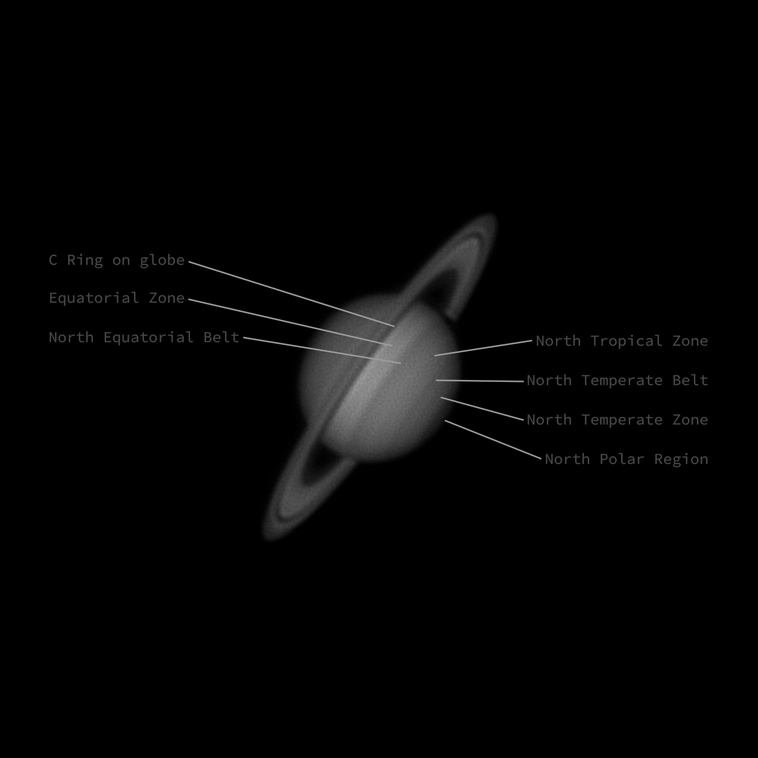 Saturn’s Disk Markings